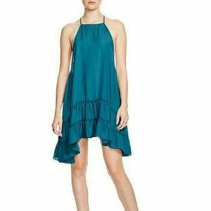 Free People Intimately Raven Ruffled Slip Dress size M NWT